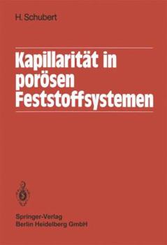 Paperback Kapillarität in Porösen Feststoffsystemen [German] Book