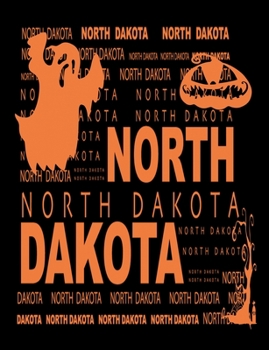 Paperback North Dakota: Unruled Blank Sketch Notebook 7.44" x 9.69" 100 pages 50 sheets Book
