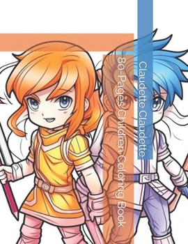 Paperback 80-Pages Children Coloring Book