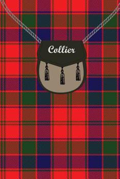 Paperback Collier Clan Tartan Journal/Notebook Book
