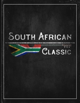 Paperback South African Classic: South Africa Flag Guitar Journal Heritage Gift Idea for Daguhter, Mom, Coworker Guitar Cord Book Songwriting Journal M Book