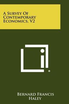 Paperback A Survey of Contemporary Economics, V2 Book