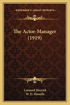 Paperback The Actor-Manager (1919) Book