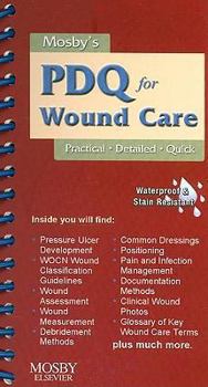 Spiral-bound Mosby's PDQ for Wound Care Book