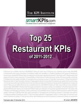 Paperback Top 25 Restaurant KPIs of 2011-2012 Book