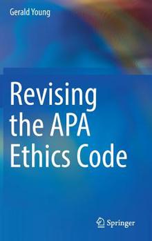 Hardcover Revising the APA Ethics Code Book