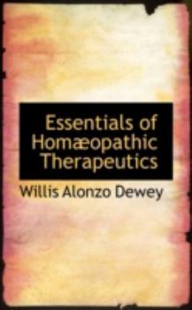 Paperback Essentials of Homaopathic Therapeutics Book