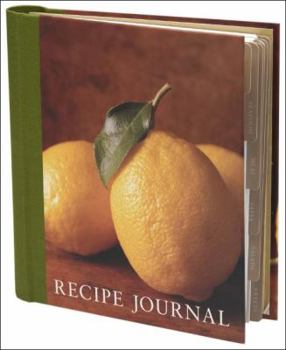 Spiral-bound Lemon Recipe Journal Book