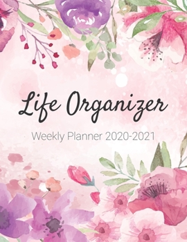 Life Organizer Weekly Planner 2020-2021: Weekly Planner With 2 Year Calendar 20202021,size 8.5 X 11 Inch(letter Size)