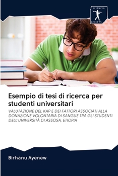Paperback Esempio di tesi di ricerca per studenti universitari [Italian] Book