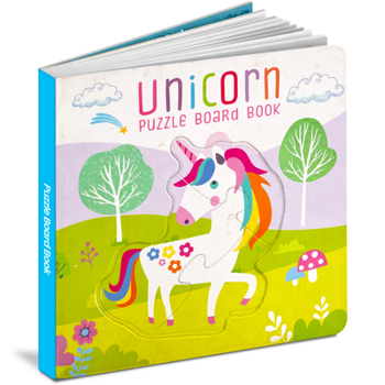 Paperback Unicorn Puzzle Board Book
