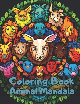 Paperback Mandala Animal Coloring book: Color with animals Relax Coloring Book