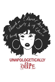 Unapologetically Dope Pride Afro African American: (6x9 Journal): College Ruled Lined Writing Notebook, 120 Pages