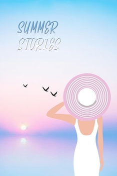 Paperback Summer Stories: Sunset Travel Journal for Women to Write In, Teen Women Girl Writing Book 6x9 120 pages Lined Interiors Book