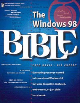 Paperback Windows 98 Bible Book