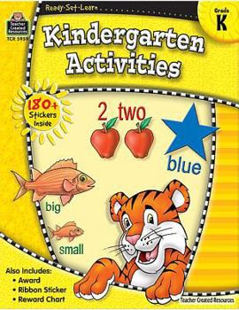 Paperback Ready-Set-Learn: Kindergarten Activities Book