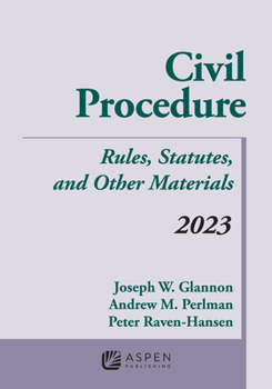 Paperback Civil Procedure: Rules, Statutes, and Other Materials, 2023 Supplement Book