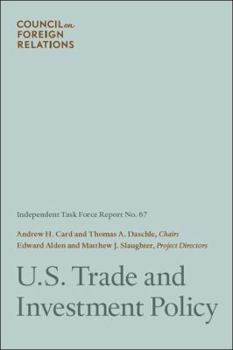 Paperback U.S. Trade and Investment Policy Book