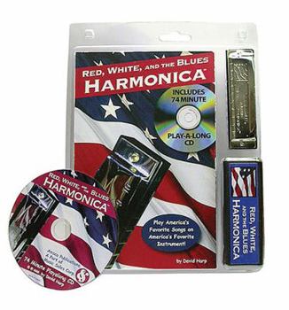 Paperback Red, White, and the Blues Harmonica: Book/CD/Harmonica Pack [With] Harmonica and Case Book