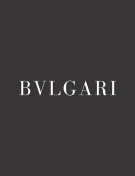 Bvlgari: A Decorative Book │ Perfect for Stacking on Coffee Tables & Bookshelves │ Customized Interior Design & Home Decor