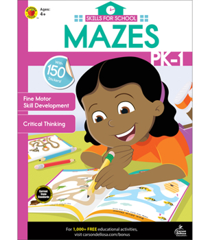 Paperback Skills for School Mazes, Grades Pk - 1 Book
