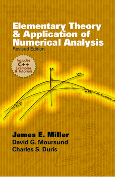 Paperback Elementary Theory and Application of Numerical Analysis: Revised Edition Book