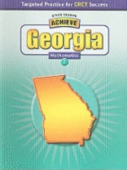Paperback Achieve Georgia Mathematics, Grade 7 Book