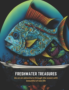 Paperback Freshwater Treasures: Go on an adventure through the ocean with beautiful of sea life Book