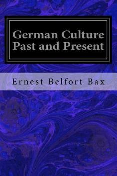 Paperback German Culture Past and Present Book