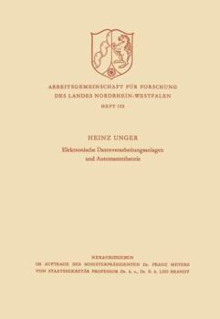 Paperback Elektronische Datenverarbeitungsanlagen Und Automatentheorie [German] Book