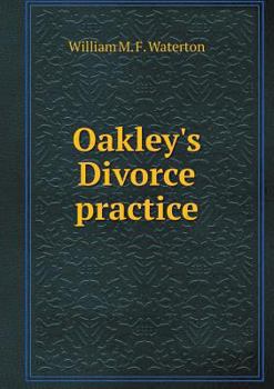 Paperback Oakley's Divorce practice Book