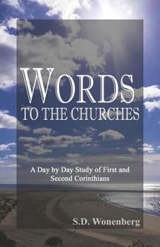 Paperback Words to the Churches: A Day by Day Study of First and Second Corinthians Book