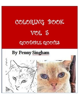 Paperback Coloring Book Vol 5: Quotable Qoutes Book