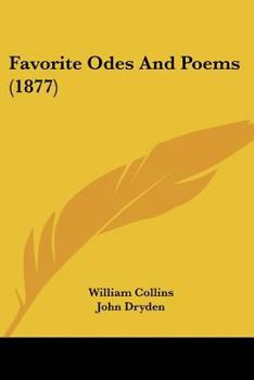 Paperback Favorite Odes And Poems (1877) Book
