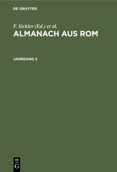 Hardcover Almanach Aus Rom. Jahrgang 2 [German] Book