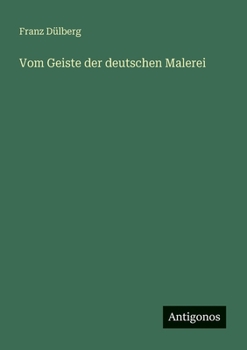 Paperback Vom Geiste der deutschen Malerei [German] Book