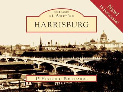 Ring-bound Harrisburg: 15 Historic Postcards Book