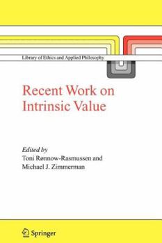 Paperback Recent Work on Intrinsic Value Book