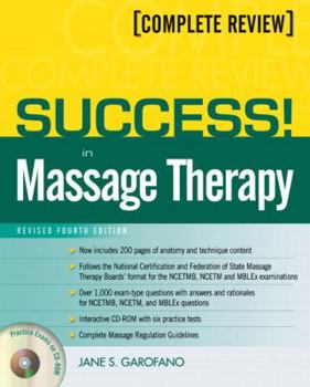 Paperback Success! in Massage Therapy: Complete Review [With CDROM] Book