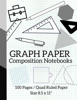 Paperback Graph Paper Composition Notebooks: Maths Or Science Composition Notebook For Students With Quad Ruled 5 Squares per inch Graph Paper Suitable For Prog Book