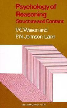 Paperback Psychology of Reasoning: Structure and Content Book