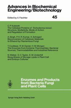 Paperback Enzymes and Products from Bacteria Fungi and Plant Cells Book