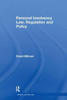 Paperback Personal Insolvency Law, Regulation and Policy Book