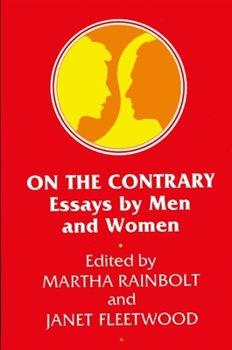 Paperback On the Contrary: Essays by Men and Women Book