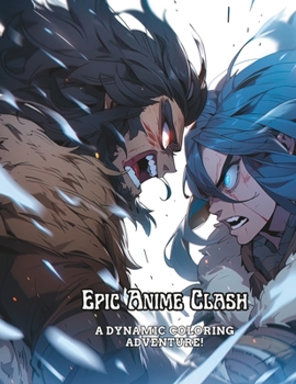 Paperback Epic Anime Clash: A Dynamic Coloring Adventure! [Spanish] Book