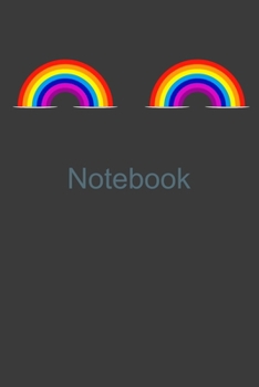 Paperback Notebook: LGBT Pride Month 2019 Gift Notebook For Gay Les Pride Rainbow Boobs. Cute Cream Paper 6*9 Inch With 100 Pages Notebook Book