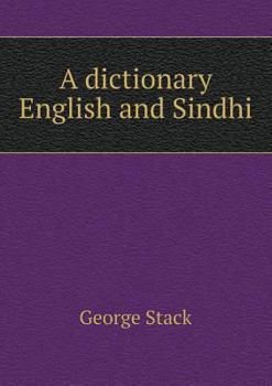 Paperback A dictionary English and Sindhi Book