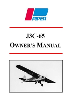 Paperback Piper J3C-65 Owner's Manual Book