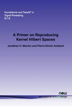 Paperback A Primer on Reproducing Kernel Hilbert Spaces Book