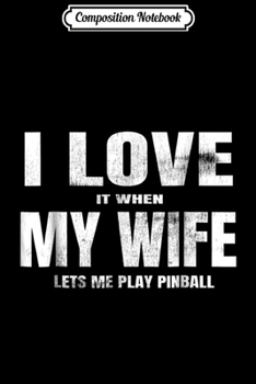 Paperback Composition Notebook: Pinball Player Vintage Distressed Funny Journal/Notebook Blank Lined Ruled 6x9 100 Pages Book